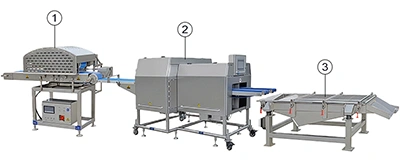 Automatic Boneless Meat Dicing Line