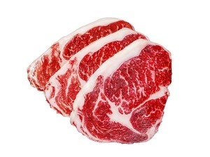 Fresh meat slices