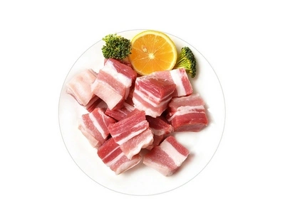 Pork cubes