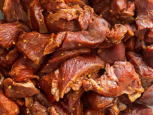 Marinated beef