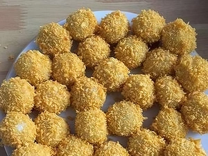 Meatballs breading